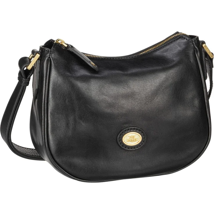 THE BRIDGE Umhängetasche Story Donna Sac Bag 2731, Umhängetasche klein in klassischem Design, schwarz – Bild 1