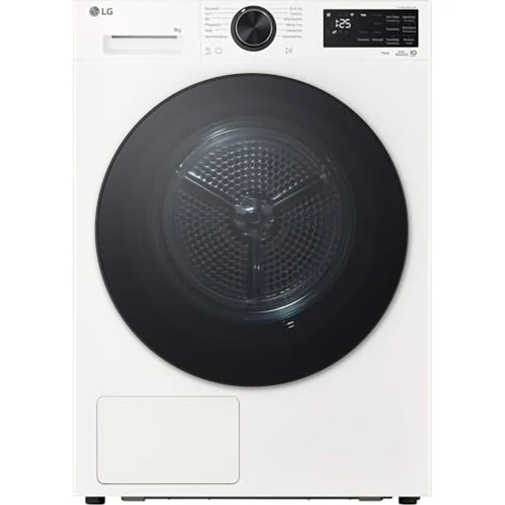 LG RT90X7 Wärmepumpentrockner 9 kg, Weiß, mit Trommelbeleuchtung und smarter Bedienung via WiFi – Bild 2