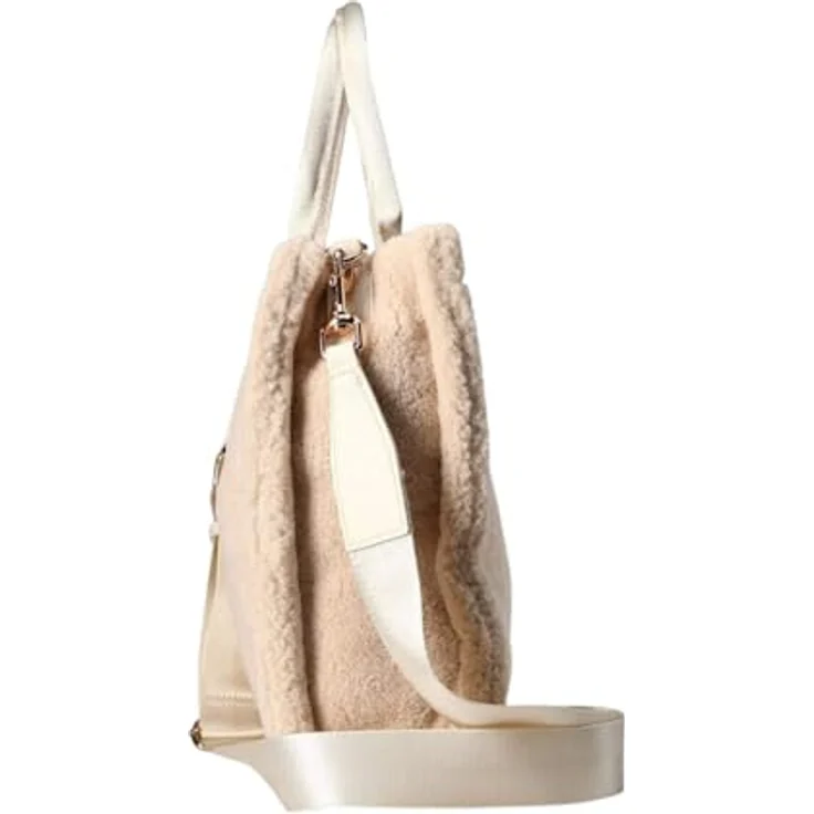Replay Shopper Tasche 39 cm, 100% Polyurethan, beige, Einkaufstasche – Bild 5