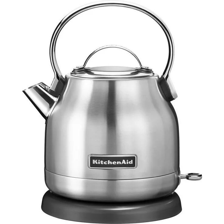 KitchenAid Wasserkocher 5KEK1222ESX EDELSTAHL, 1,25 l, 2200 W, praktische Handhabung und schnelles Aufkochen