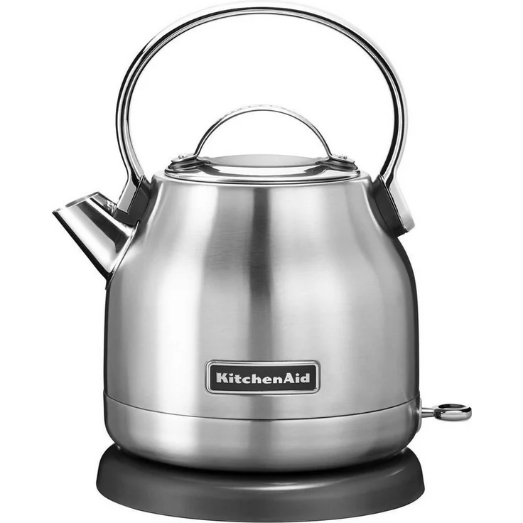 KitchenAid Wasserkocher 5KEK1222ESX EDELSTAHL, 1,25 l, 2200 W, praktische Handhabung und schnelles Aufkochen