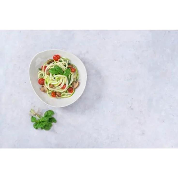 FACKELMANN Spiral--Julienneschneider Duo, Zoodle-Schneider zur dekorativen Zubereitung von Gemüse, japanischer Gemüsehobel (Farbe: Schwarz), Menge: 1 Stück – Bild 8