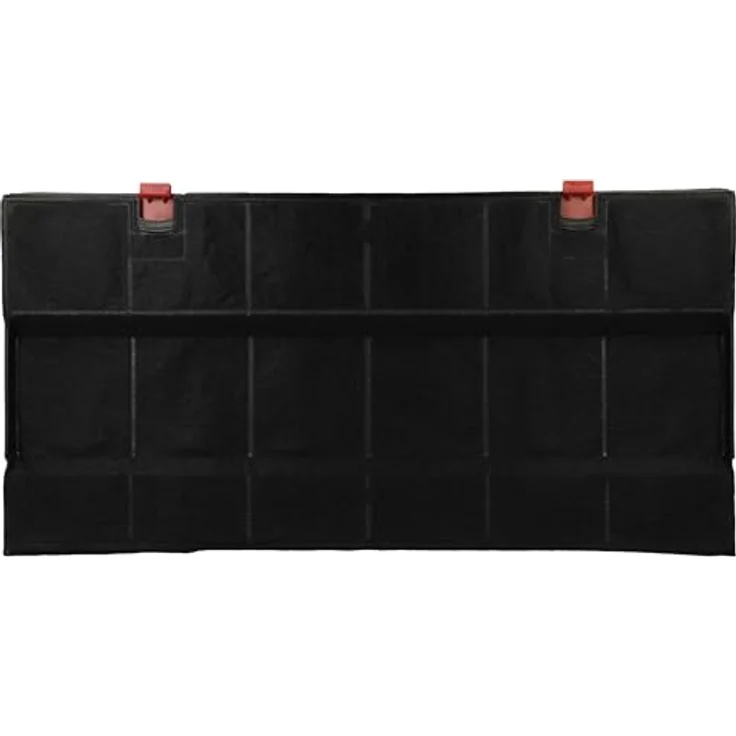 vhbw 2x Aktivkohlefilter kompatibel mit Electrolux 942120704, 942120715, 942120723, 942120829 Dunstabzugshaube - 43 x 21,7 x 3,3 cm, schwarz – Bild 3