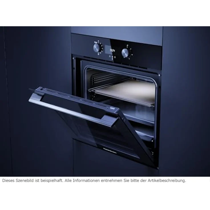 KÜPPERSBUSCH BP 6202.0 S1 Pyrolyse Pizza-Backofen Schwarz, 6 Backofenfunktionen, authentische Neapolitanische Pizza-Funktion – Bild 4