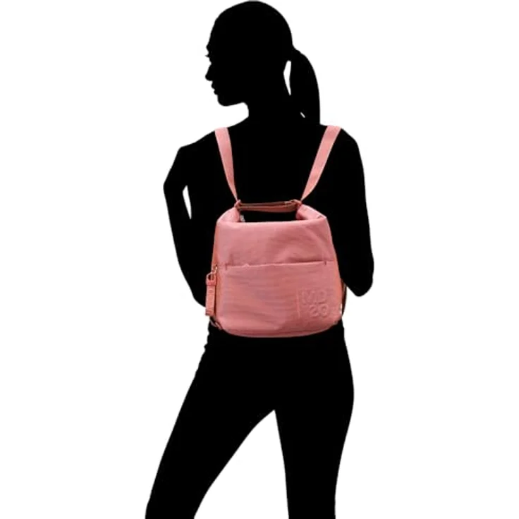 Mandarina Duck MD20 Schultertasche, 30 cm, orange, 100% Polyester, 32 cm x 12.5 cm – Bild 4