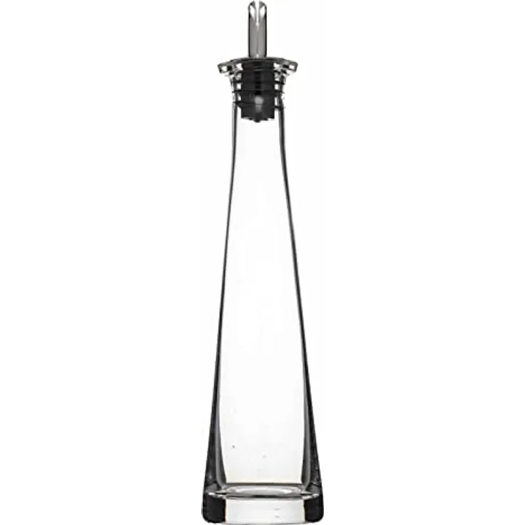 KitchenCraft Ölflasche 200 ml Glas & Edelstahl