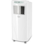 Suntec Fresh 9.000 Eco R290, Mobiles Klimagerät für Räume bis 34 qm, 3 in 1 Kühler, Entfeuchter und Ventilator, 9.000 BTU/h, weiß, inkl. Abluftschlauch und Fernbedienung