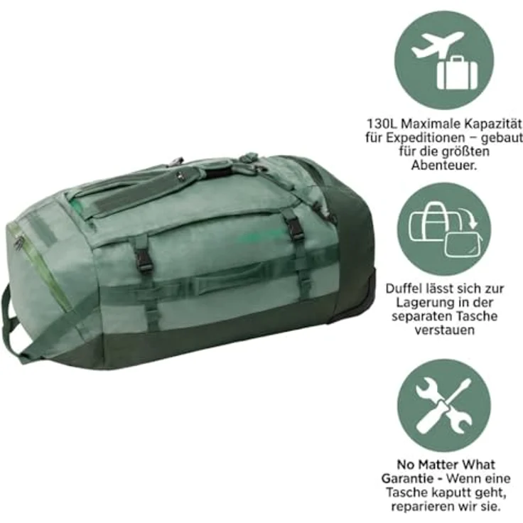 Eagle Creek Cargo Hauler 2 Rollen Reisetasche, 86 cm, grün, 100% Polyester, 38 x 35 x 86 cm – Bild 4