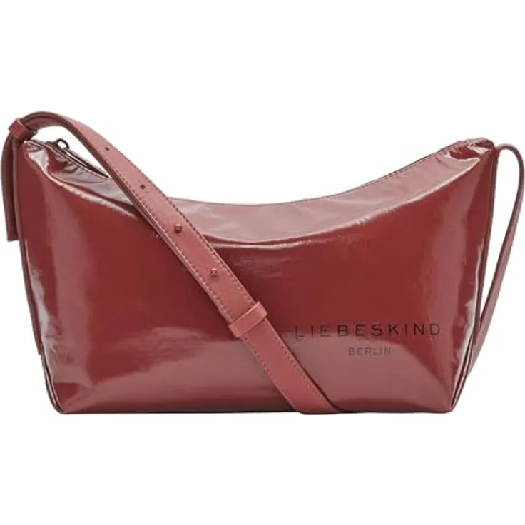 Liebeskind Berlin Umhängetasche Crossbody ELVIRA RAIN, Baumwolle/Polyurethan, true red, 26 x 19 x 11 cm