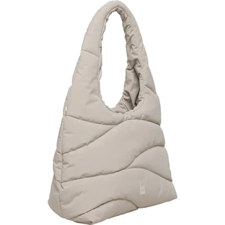 Got Bag Wavy Puffer Shopper Tasche, 40 cm, beige, 100% Nylon – Bild 7