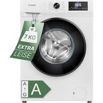 Bomann® Waschmaschine WA 7500 weiß | 7kg | Aqua-Stop | 10 Jahre Motor-Garantie | effizienter Invertermotor | 1400 U/min | bis 90°C | 15 Programme | Endzeitvorwahl | Washing Machine