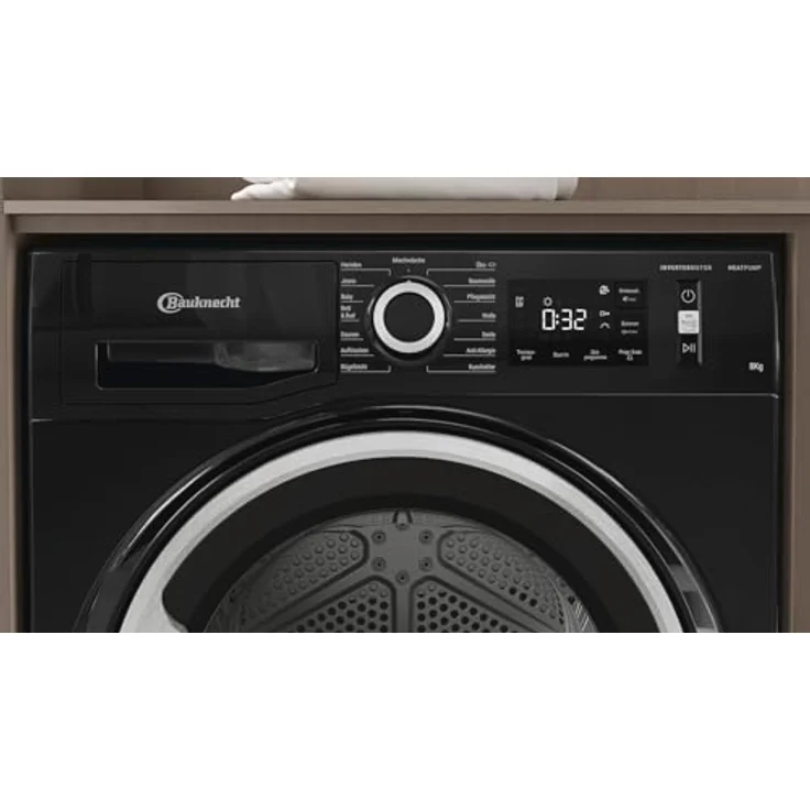 Bauknecht T8 S6300 3A Wärmepumpentrockner, 8 kg, ActiveCare-Technologie, EasyCleaning-Filter, Wolle-Programm, Anti-Allergie-Programm – Bild 3