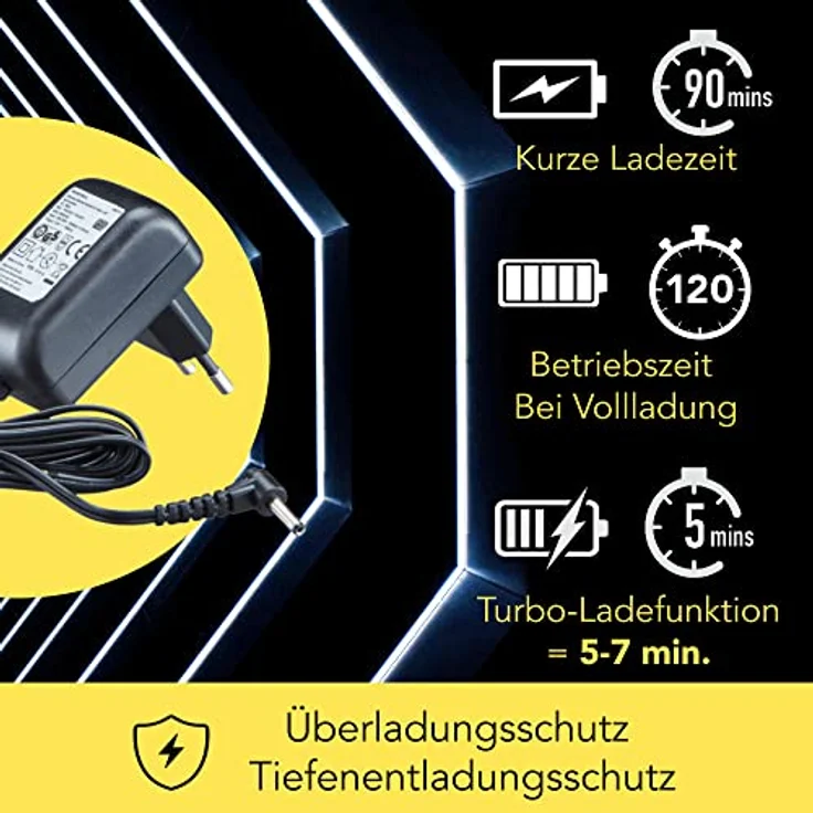 CARRERA Haarschneidemaschine Profi [2H AKKU LAUFZEIT] - Haarschneider mit Kermikklinge & umfangreichem Zubehör - Haartrimmer und Langhaarschneider Herren - Spritzwassergeschütztes Gehäuse – Bild 5