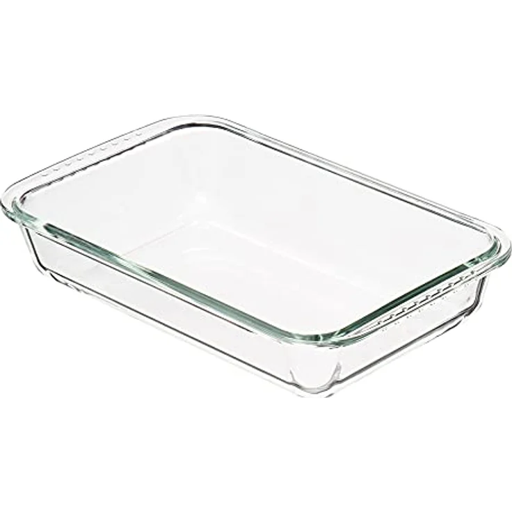 Amazon Basics Ofenfeste Auflaufformen aus Glas, 2er-Set, rechteckig (3 l und 2 l) – Bild 3