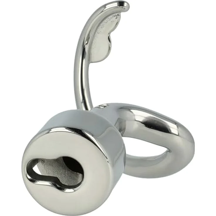 vhbw Knethaken für Küchenmaschine KSM180, KSM75, KSM85PS – Spiralrührhaken aus Edelstahl Silber, 14 x 6 cm, mit Antihaftbeschichtung – Bild 2
