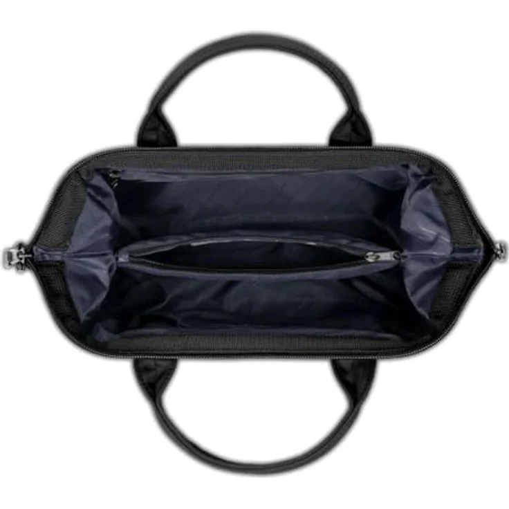 CABAIA Umhängetasche Crossbody M, 100% recyceltes Polyamid, auswechselbare Vortasche, abnehmbarer Schulterriemen, schwarz – Bild 3