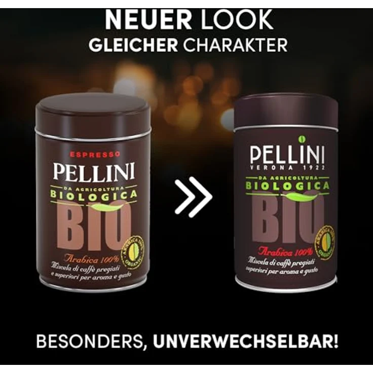 Pellini Bio Arabica 100%, 250g Dose, gemahlen – Bild 4