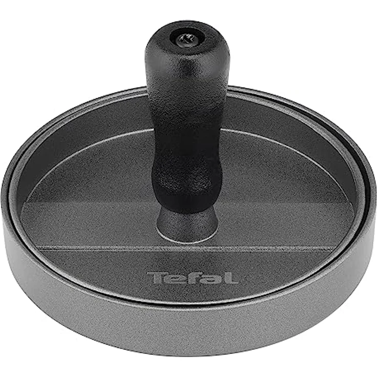 Tefal K18511 Hamburger-Presse, Aluminiumguss, schwarz/grau – Bild 1