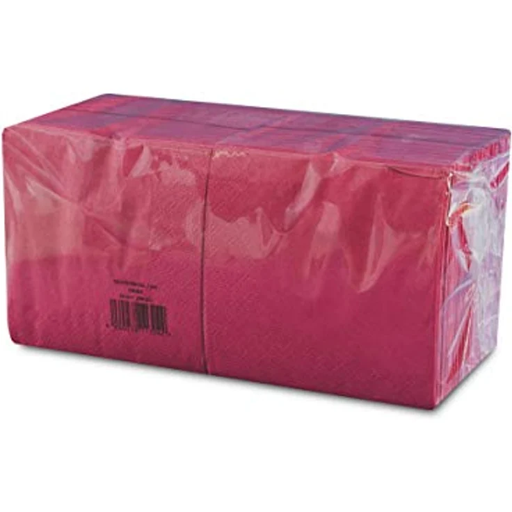Funny Cocktail Servietten, 24x24 cm, 2-lagig, Bordeaux - 3600 Stück – Bild 2