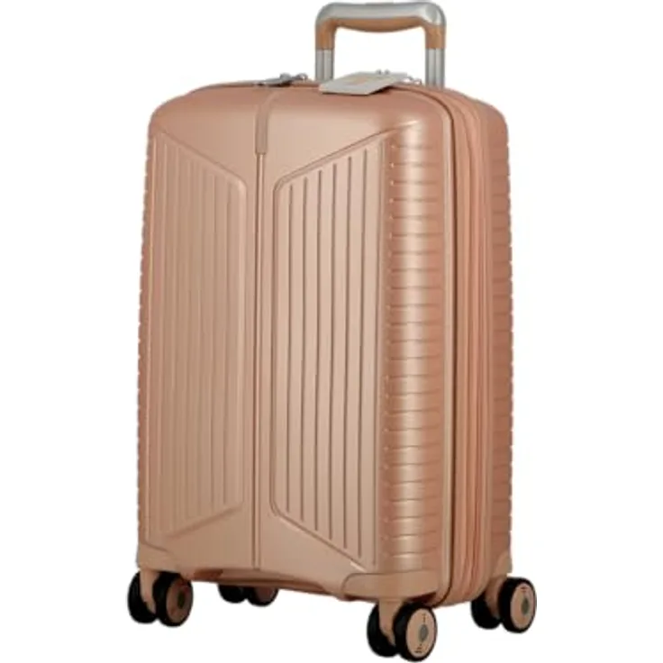 JUMP EV20 EV20 Kabinenkoffer, ausziehbar, 4 Rollen, 55 x 35 x 20/24 cm, Rosa, M