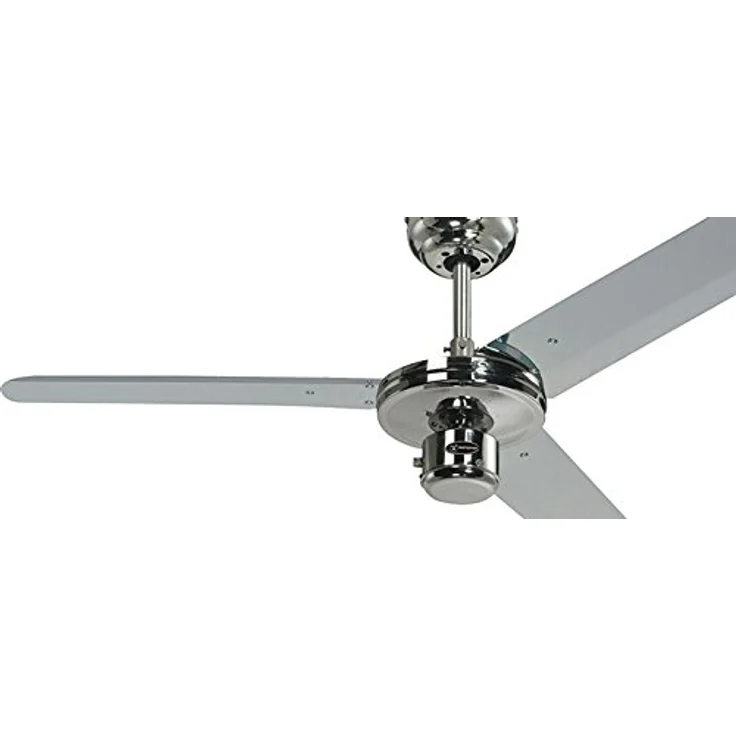 122 cm Deckenventilator Industrial 72268 mit drei Flügeln in der Ausführung Chrom – Bild 4