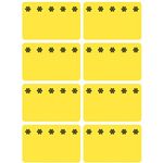 HERMA 3771 Tiefkühletiketten Gefrieretiketten (26 x 40 mm, 48 Sticker, Papier, matt) selbstklebend, permanent haftende Küchen Aufkleber für Gläser, Marmelade, Flaschen und Einmachgläser, gelb