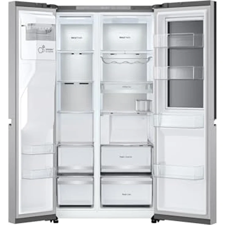 LG GSXE90MBAD, Side-by-Side Kühlkombination, 628 l, Silber, mit Smart Inverter Compressor® und InstaView® Technologie – Bild 6