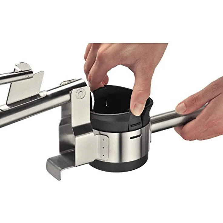 WMF Profi Plus Multipresse 35 x 13,6 x 9,7 cm, Cromargan Edelstahl teilmattiert, Kunststoff, ideal als Kartoffelpresse oder Spätzlepresse, spülmaschinenfest – Bild 3