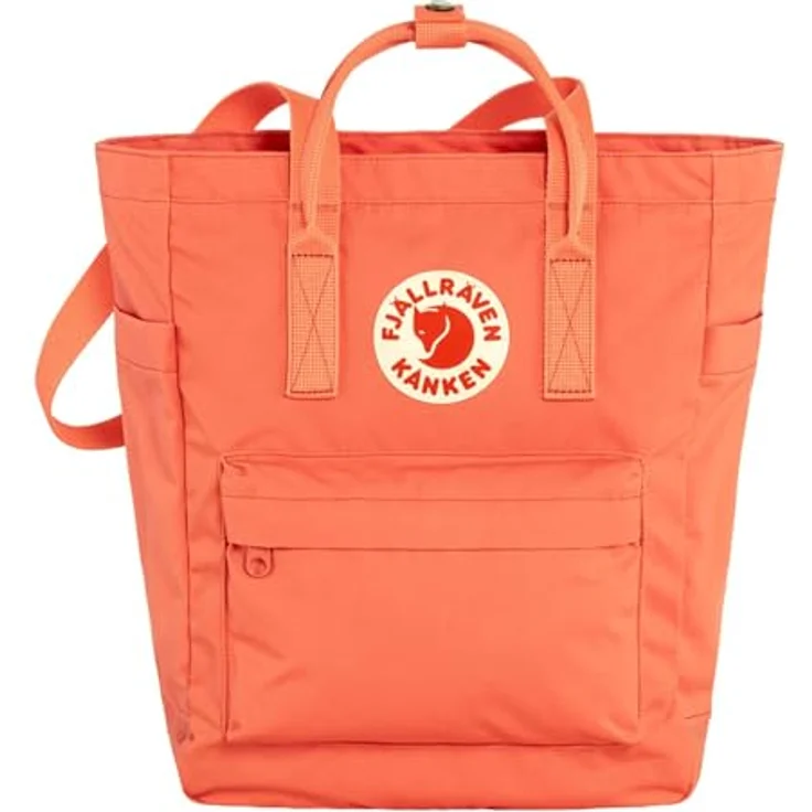 Fjällräven Kanken Totepack Umhängetasche, 27 cm, wasserabweisend, orange, Damen – Bild 1