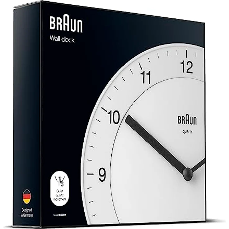 Braun BC06W Klassik Wanduhr – Bild 5