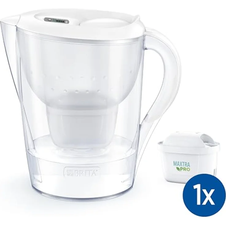 Brita Marella XL+1 Maxtra Pro PP Filterkanne, Weiß, 3,5 l, 150 l, mehrfarbig – Bild 2