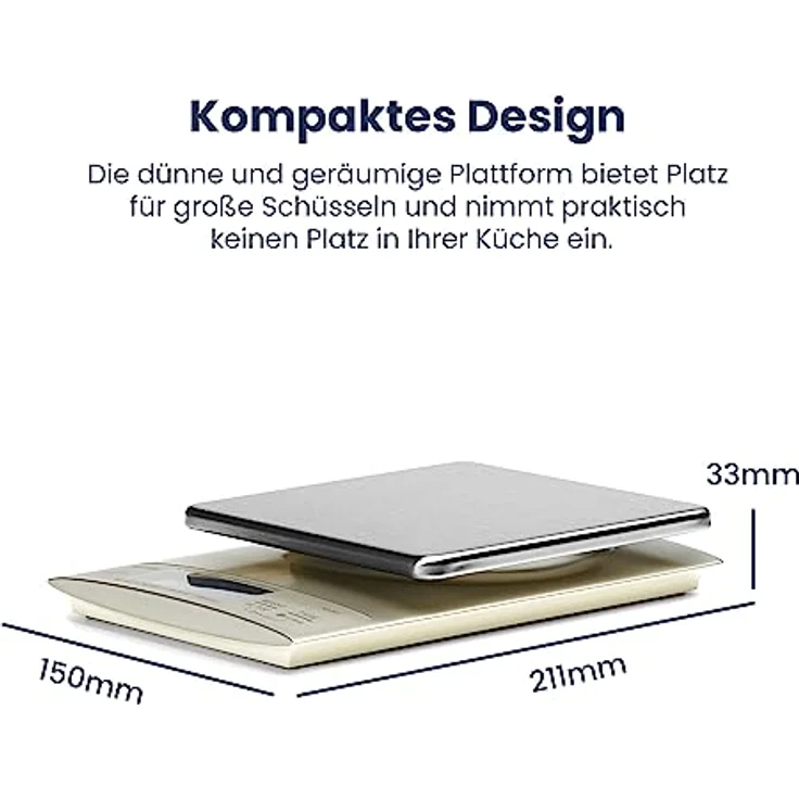 Tanita KD321SV33 Küchenwaage 3 kg mit Feinteilung 0.1 g – Bild 8