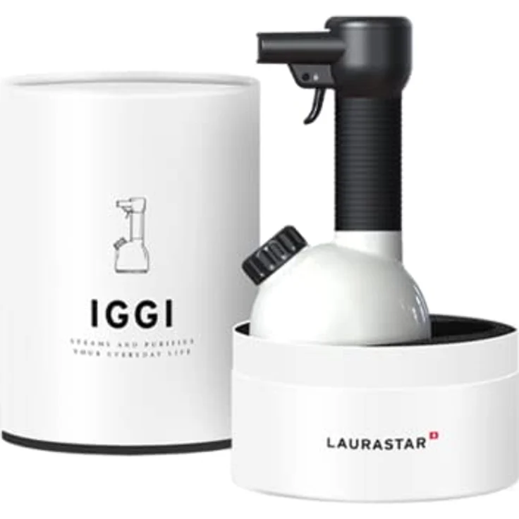 Laurastar Iggi Intense White Handdampfreiniger- & glätter, 850 W, desinfiziert Textilien und Gegenstände, Steamer – Bild 2