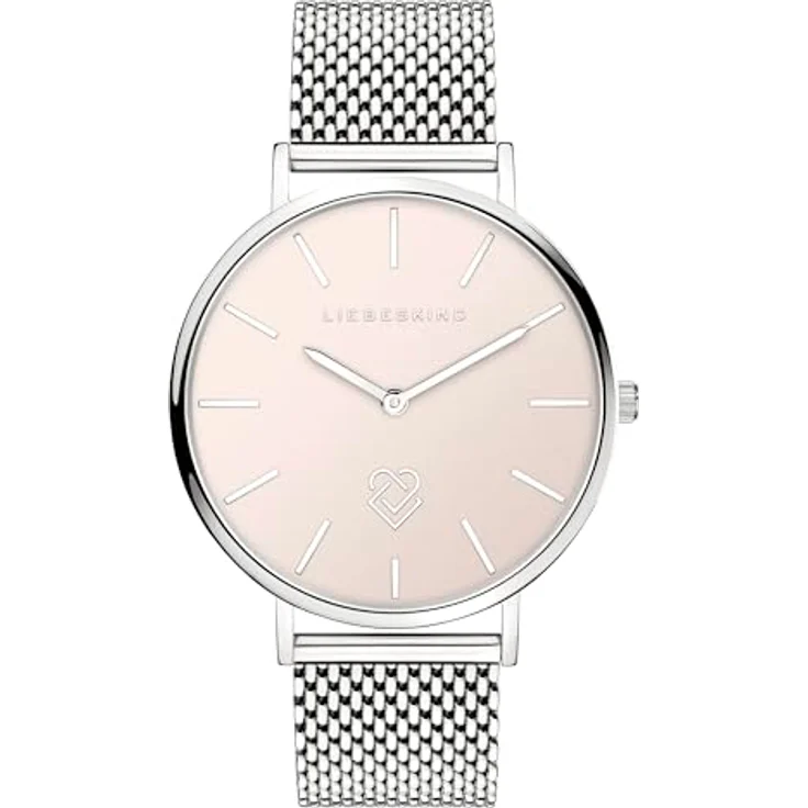 Liebeskind Berlin LT-0398-MQ, Quarz-Damenuhr mit Edelstahlgehäuse und -band, silber, 34 mm, wasserdicht bis 5 bar – Bild 1