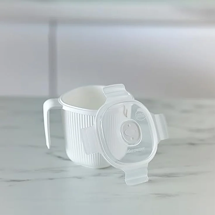 CARE + PROTECT Milch- und Suppenwärmer für die Mikrowelle; idealer Behälter zum Kochen oder Erhitzen flüssiger Lebensmittel, BPA-frei, 0,7 l – Bild 4