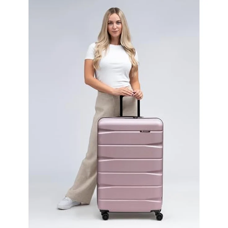 Franky Hartschalen-Trolley Munich 4.0, 4 Rollen, ABS, schwarz – Bild 3
