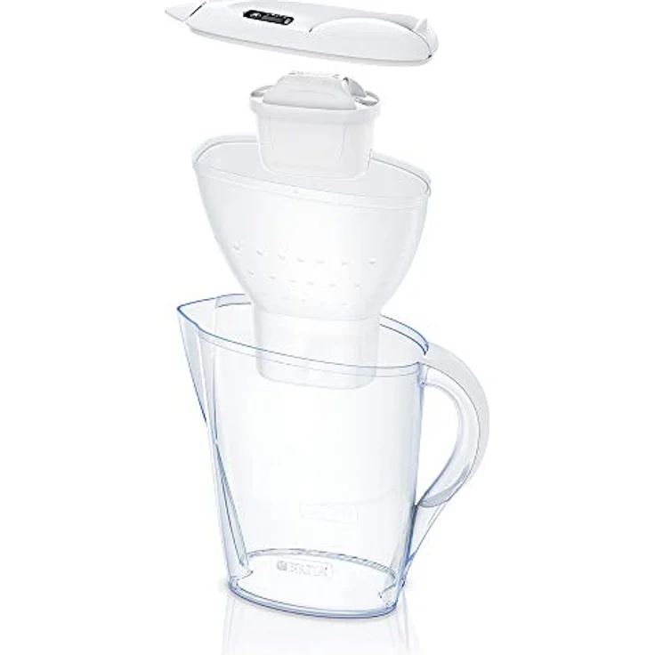 Brita – Karaffe mit Wasserfilter, kompatibel für Maxtra+-Kartuschen, Farbe: Weiß 2,4 L weiß – Bild 5