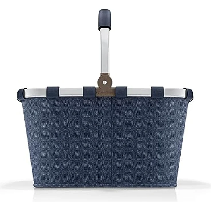 reisenthel, Einkaufshilfe, Einkaufskorb Carrybag Herringbone Dark Blue, Blau – Bild 3