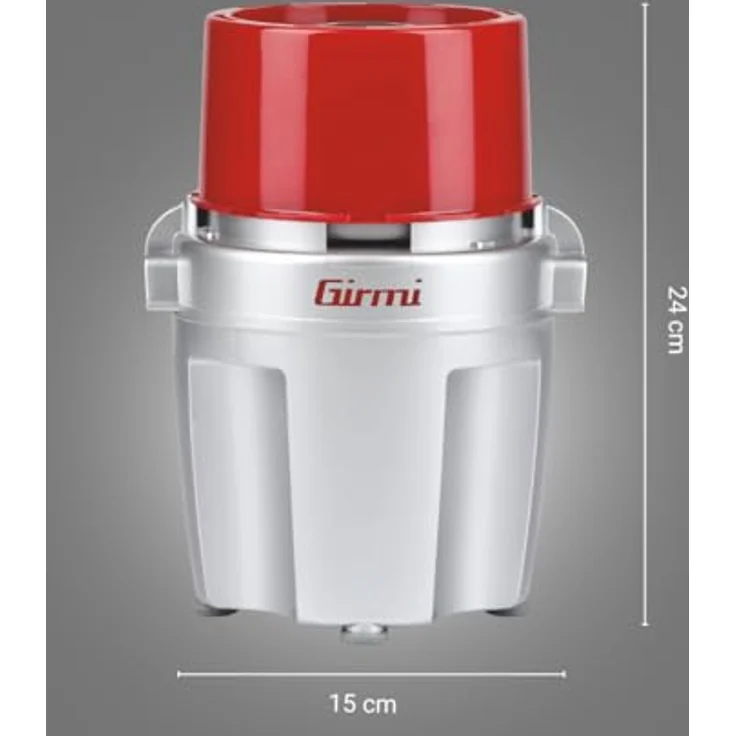 Girmi GIR0TRT20 Triatutto Leistung 500 W, Rot-Silber – Bild 4