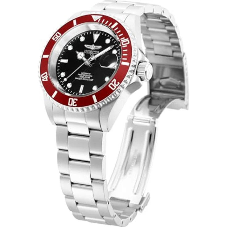 Invicta Pro Diver, Edelstahl Herren Automatikuhr 40mm mit Datum und Automatikbewegung – Bild 2