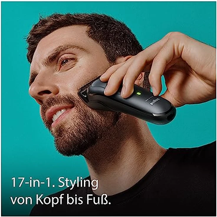 Braun Haarschneider All-In-One Styling Set MGK7491, 17-in-1 Barttrimmer, Wasserdicht – Bild 2