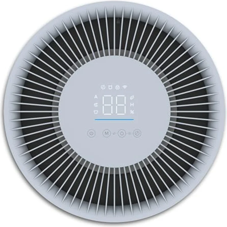 Rohnson R-9530 Luftentfeuchter mit Inverter-Technologie, ultra-leise 35 dB, Smart Wi-Fi-Steuerung, 4,5 l Tank, Luftreinigung, Turbo Boost, Timer 24 h, bis 180 m² - weiß – Bild 4