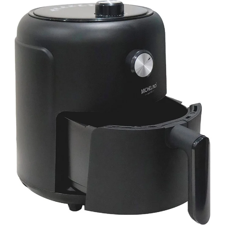 Michelino Heißluftfritteuse MICHELINO Effiziente Heißluftfritteuse 2,6 Liter 1000W, Antihaftbeschichtung, Drehknopfsteuerung – Bild 1