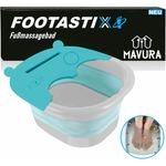 MAVURA FOOTASTIX Fußbadewanne, faltbar, weiß