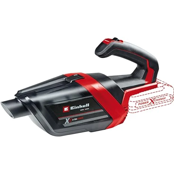 Einhell Bodenstaubsauger TE-HV 18/06 Li Kit (1x 4,0 Ah), Akku-Handstaubsauger mit hoher Saugleistung bis 72 mbar, blau – Bild 3