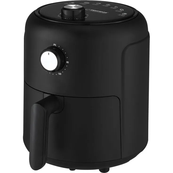 Esperanza EKA001, Heißluftfritteuse 2,6L für fettfreies Grillen von Steak, kompakt und benutzerfreundlich