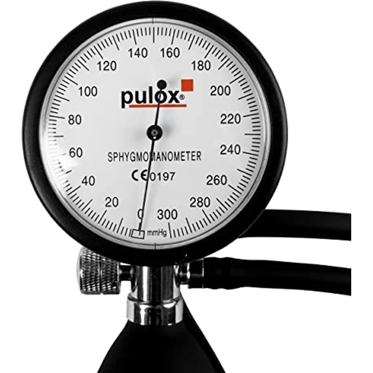 pulox Flachkopf-Stethoskop & manuelles ANEROID Blutdruckmessgerät – Bild 4