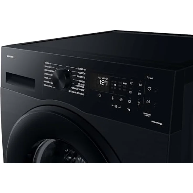 Samsung WW11DG5B25ABEG Waschmaschine, 11 kg, 1.400 U/min, Extra energiesparend, EEK: A (-10%), AI Ecobubble, SmartThings AI Energy Mode, SuperSpeed 39 Min, Hygiene-Dampfprogramm, Schwarz – Bild 4