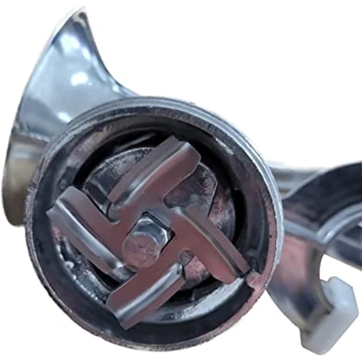 Provance Fleischwolf Größe 5, Aluminium Fleischwolf mit Spritzgebäckaufsatz und Tischbefestigung – Bild 6