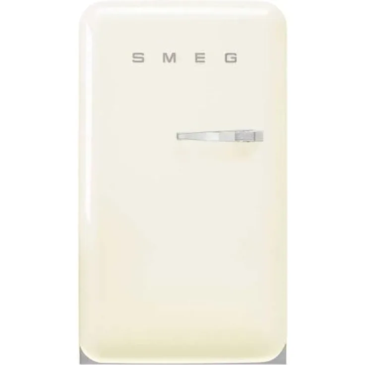 Smeg FAB10LCR6, Freistehender Kühlschrank mit Gefrierfach, 122 l, Energieeffizienzklasse D, Cremefarben